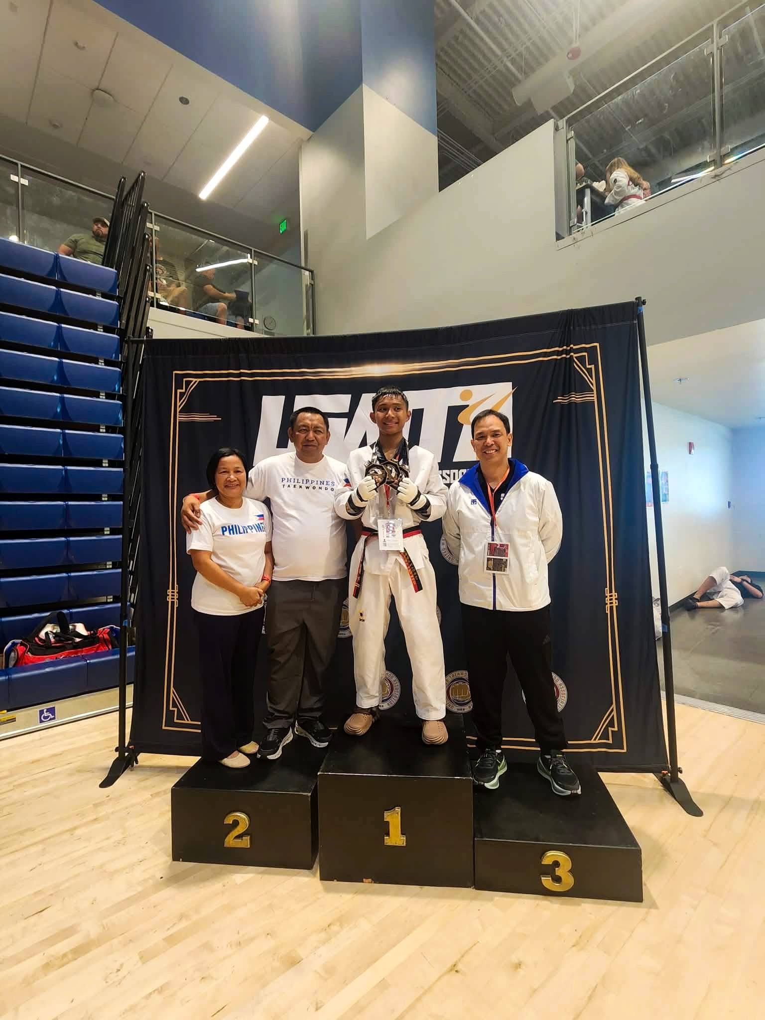 TRIPLE GOLD FOR FILIPINO TAEKWONDO ACE!